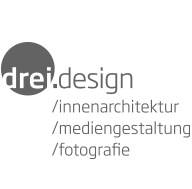 drei.design/bureau Corporate Design Webdesign Mediengestaltung Fotografie Innenarchitektur